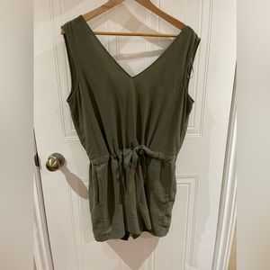 Zara green playsuit